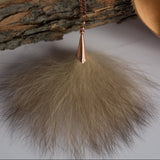 Wolf Copper Pom Necklace