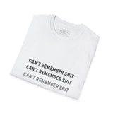 Can't remember shit