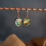 Copper Abalone Leverback (50% off) FROM THE VAULT