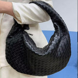 Rodena Woven Leather Shoulder Bag