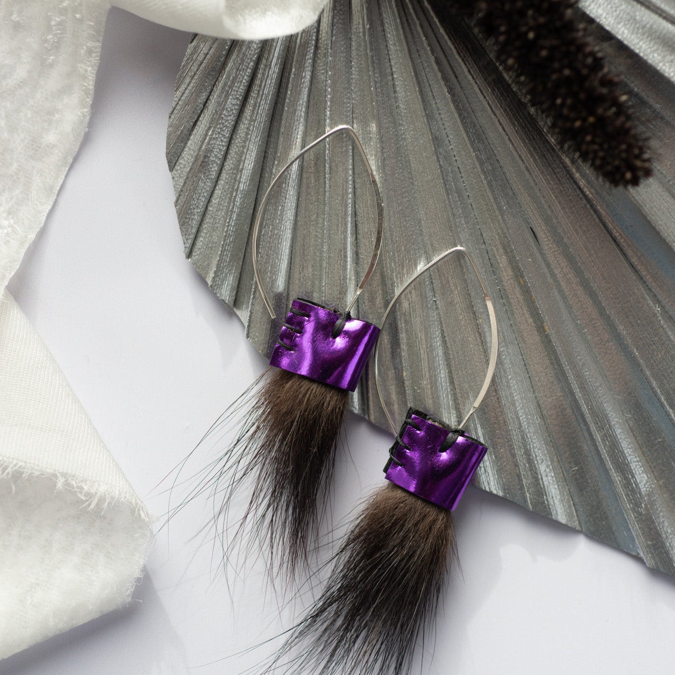 Limited Edition Ear Hooks - Purple (50% off) FROM THE VAULT