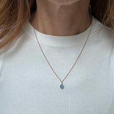 Rose Gold Opalite Necklace