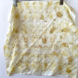 Plant Dyed Silk Scarf 20x20