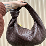 Rodena Woven Leather Handbag