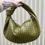 Rodena Woven Leather Handbag