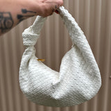 Rodena Woven Leather Handbag