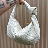 Rodena Woven Leather Handbag