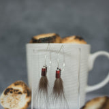 Limited Edition Marquise Ear Hooks - Buffalo Plaid (50% off) FROM THE VAULT