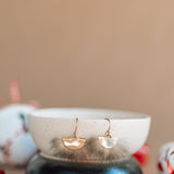 Fox Gold Fan Earrings
