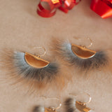 Fox Gold Fan Earrings