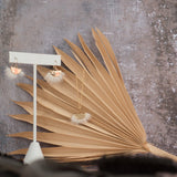 Ermine Gold Fan Earrings