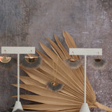 Muskrat Gold Fan Earrings