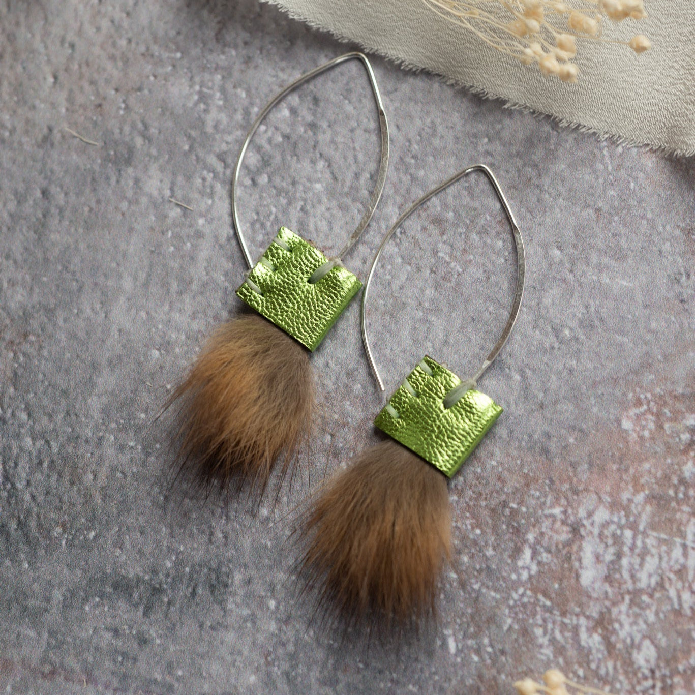 Limited Edition Ear Hooks - Green (50% off) FROM THE VAULT